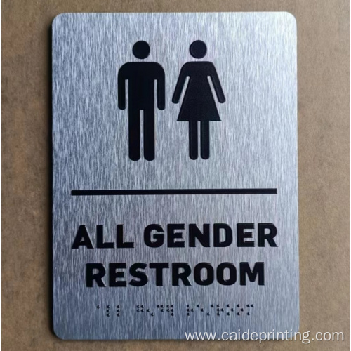 Restroom Signs ADA Compliant with Braille
